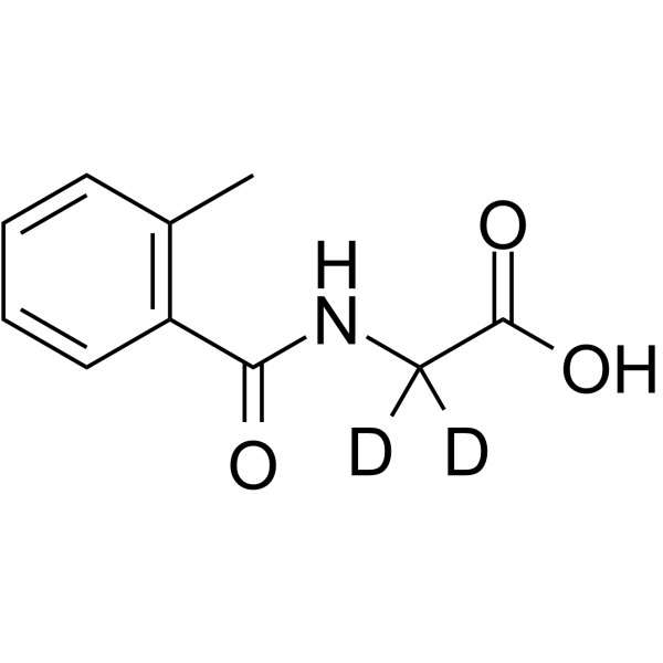2-(2-Methylbenzamido)acetic acid-d2 (2-methylhippuric acid d2) 1185100-98-4